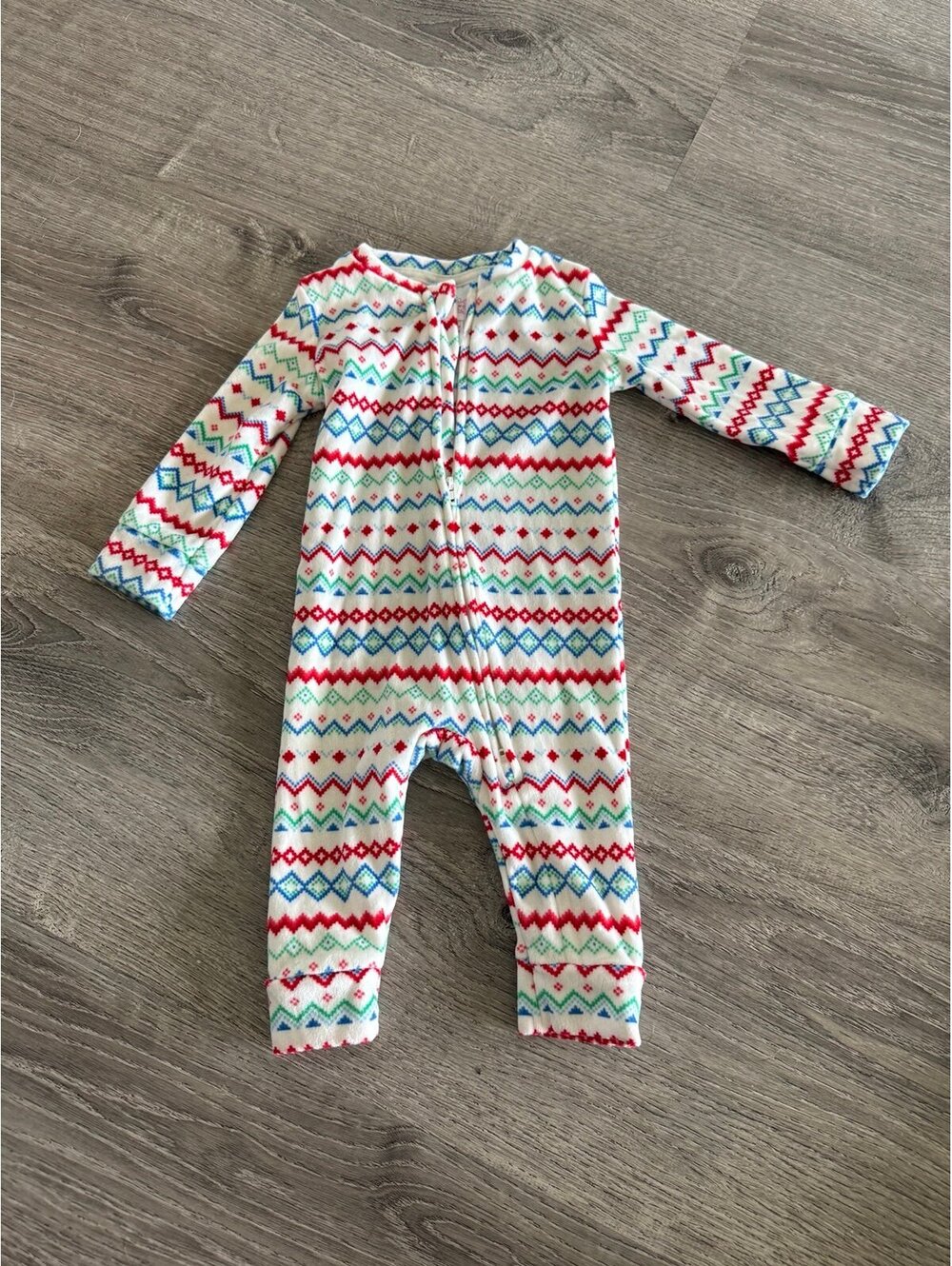 Wondershop, Christmas fleece-like baby zipper sleeper
